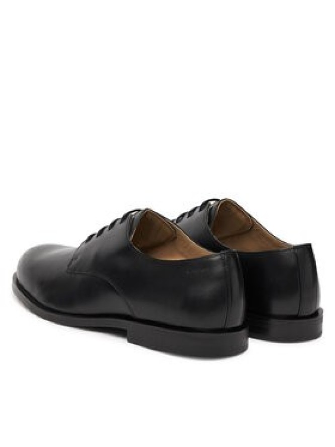 Calvin Klein Półbuty Ess Rubber Derby Lth HM0HM02056 Czarny