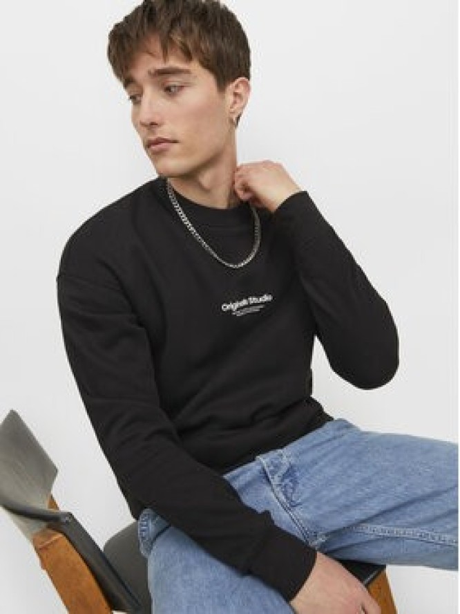 Jack & Jones Bluza Vesterbro 12241694 Czarny Relaxed Fit