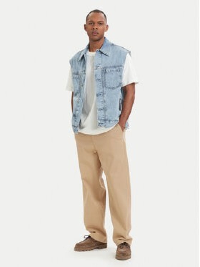 Karl Lagerfeld Jeans Kamizelka B2M14024 Niebieski jasny Regular Fit