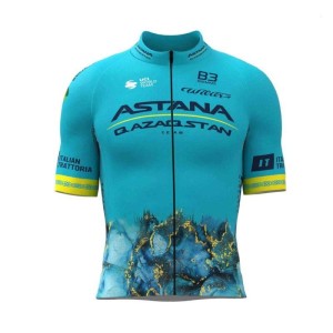 Koszulka rowerowa męska Biemme Astana