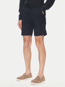 BOSS Szorty materiałowe 50536863 Granatowy Tapered Fit