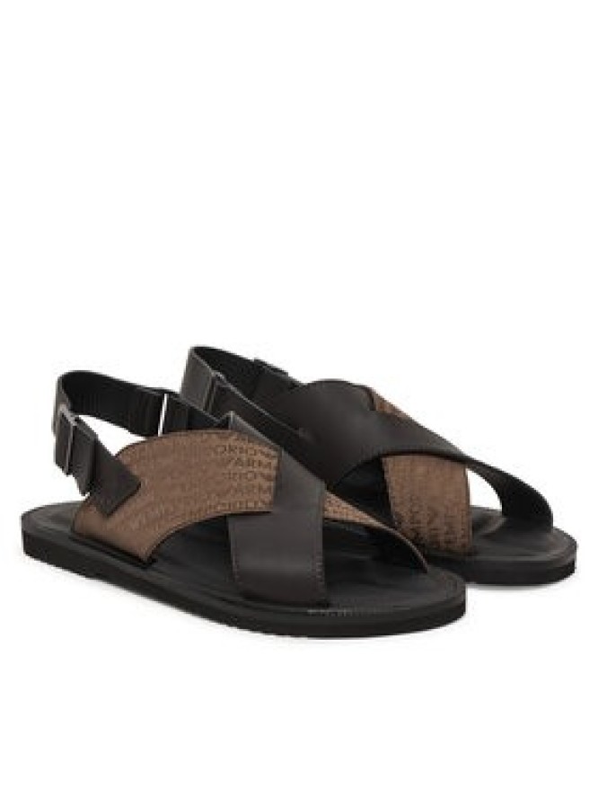 Emporio Armani Sandały EM004323 AF25617 M6354 Brązowy
