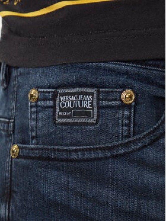 Versace Jeans Couture Jeansy 79GAB5D0 CDWAB Granatowy Slim Fit