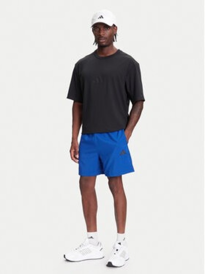 adidas Szorty sportowe Essentials Small Logo Chelsea JF1116 Niebieski Regular Fit