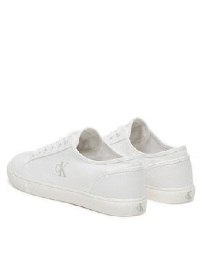 Calvin Klein Jeans Tenisówki Ess Vulc Low Mg Canvas YM0YM01209 Biały