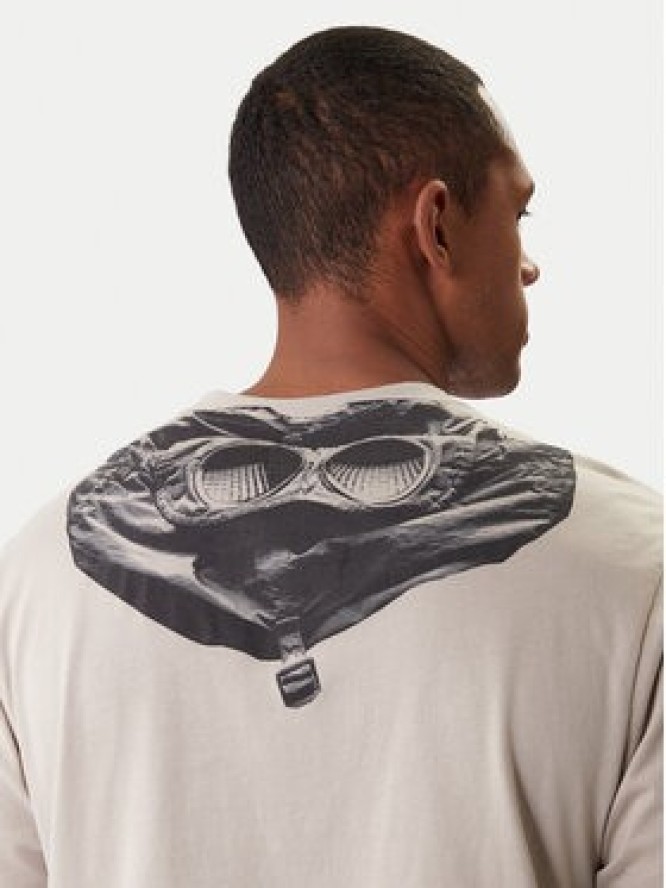 C.P. Company T-Shirt 20CMTS725A005100W Beżowy Regular Fit