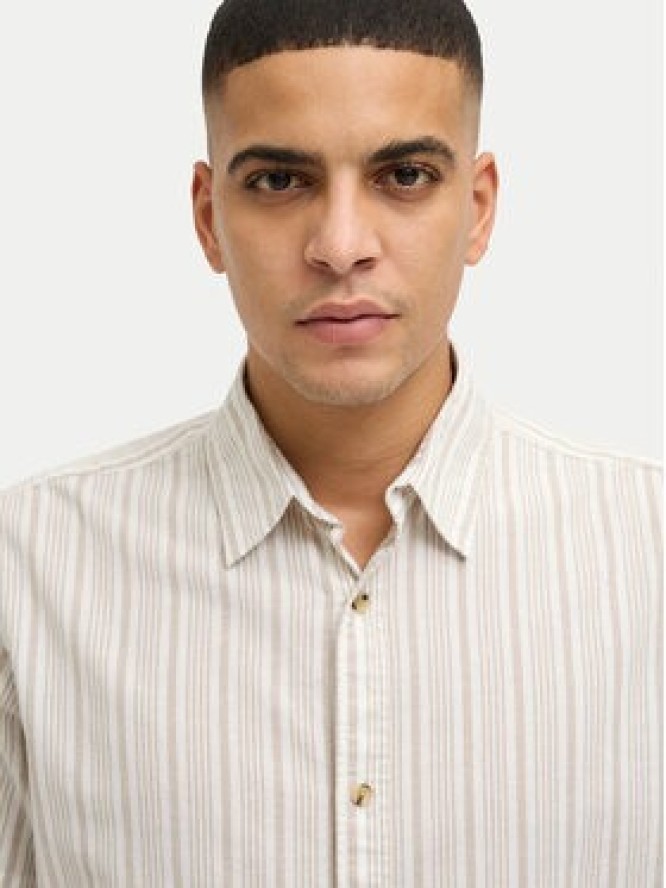 Jack & Jones Koszula Joshua 12269135 Beżowy Comfort Fit