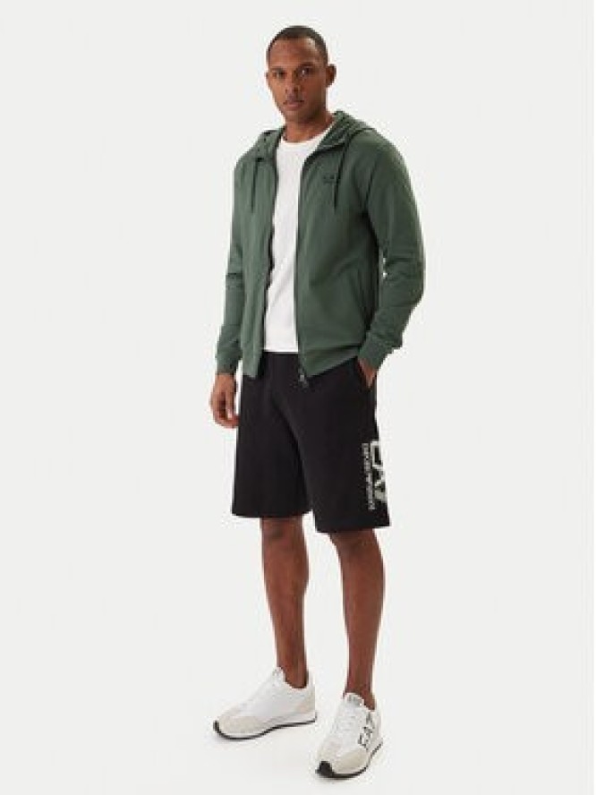 EA7 Emporio Armani Bluza 8NPM33 PJVRZ Zielony Regular Fit