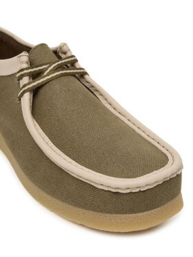 Clarks Półbuty Wallabee EVO 26186172 Zielony