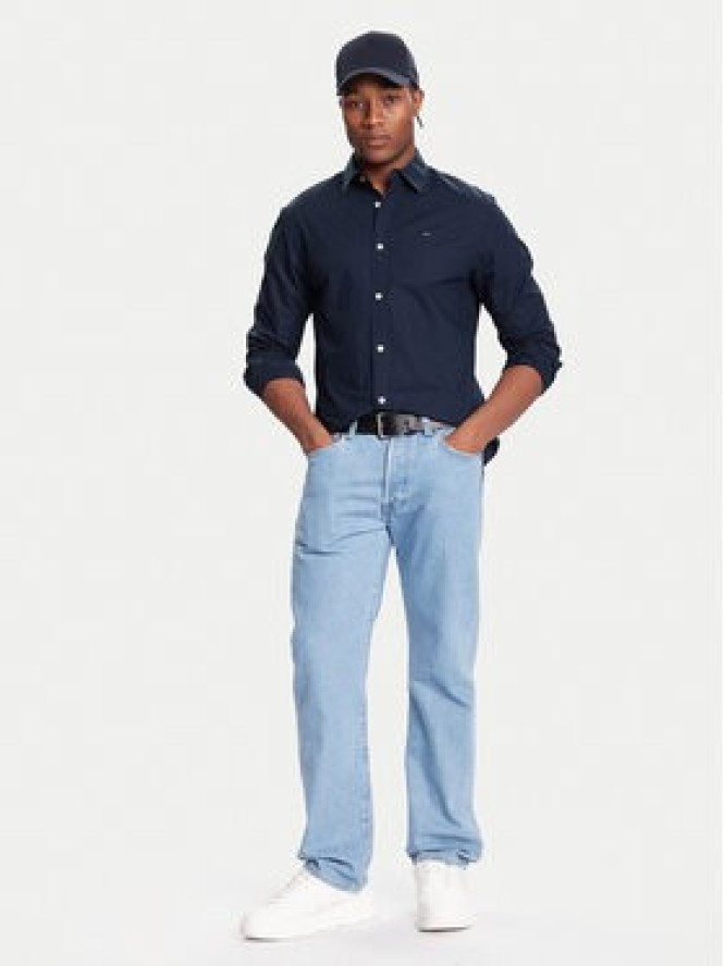 Tommy Jeans Koszula DM0DM22026 Granatowy Regular Fit