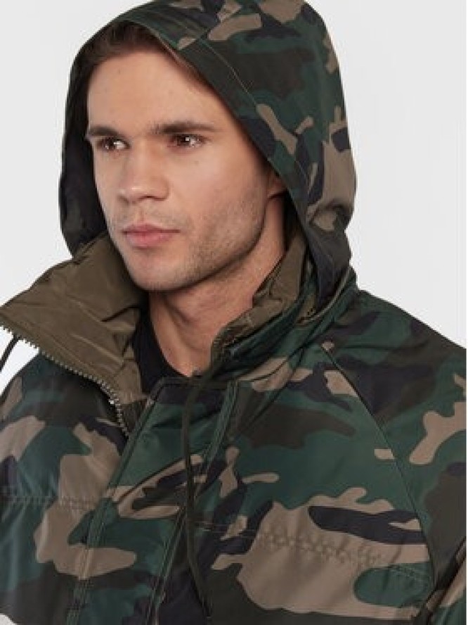 Zadig & Voltaire Kurtka zimowa Bristol Technical Poly WMOW00331 Zielony Relaxed Fit