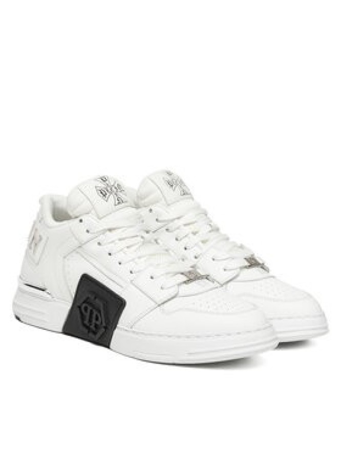 PHILIPP PLEIN Sneakersy FAES USC0824 PLE075N Biały