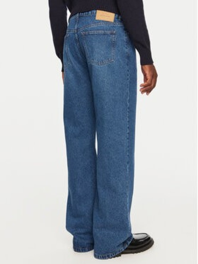 AMI Paris Jeansy HTR450.DE0031 Granatowy Large Fit