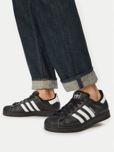 adidas Sneakersy Superstar II JI0079 Czarny