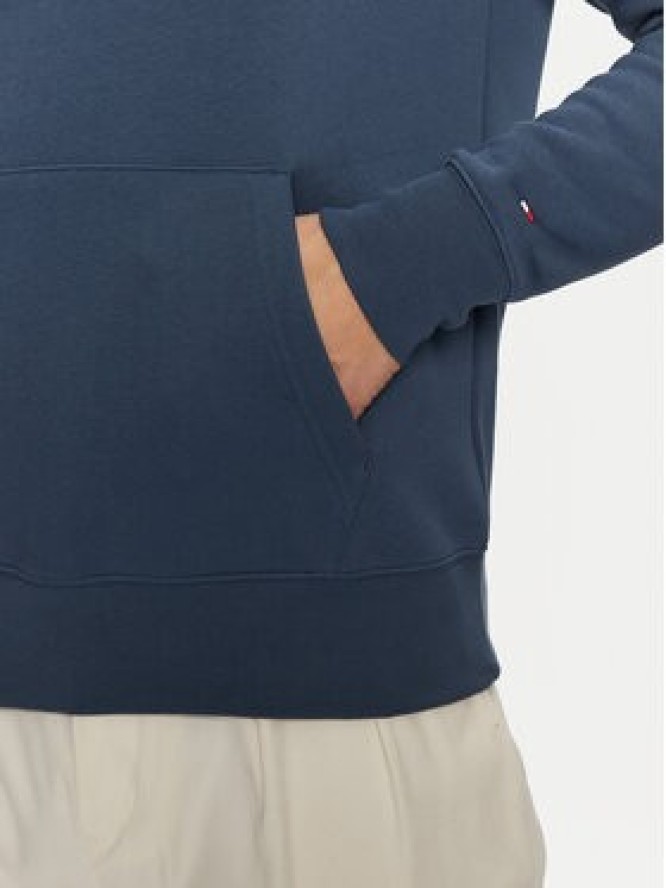 Tommy Hilfiger Bluza Script Logo MW0MW33631 Niebieski Regular Fit