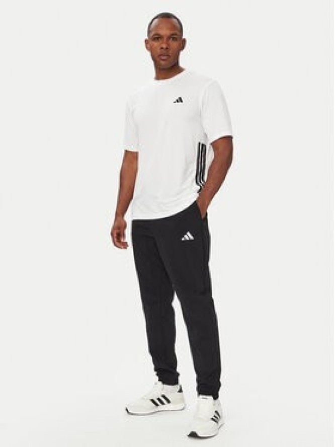 adidas T-Shirt Workout Essentials Base 3-Stripes KD0699 Biały Regular Fit