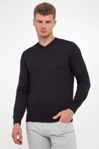 Sweter męski z wełny merino LIU JO