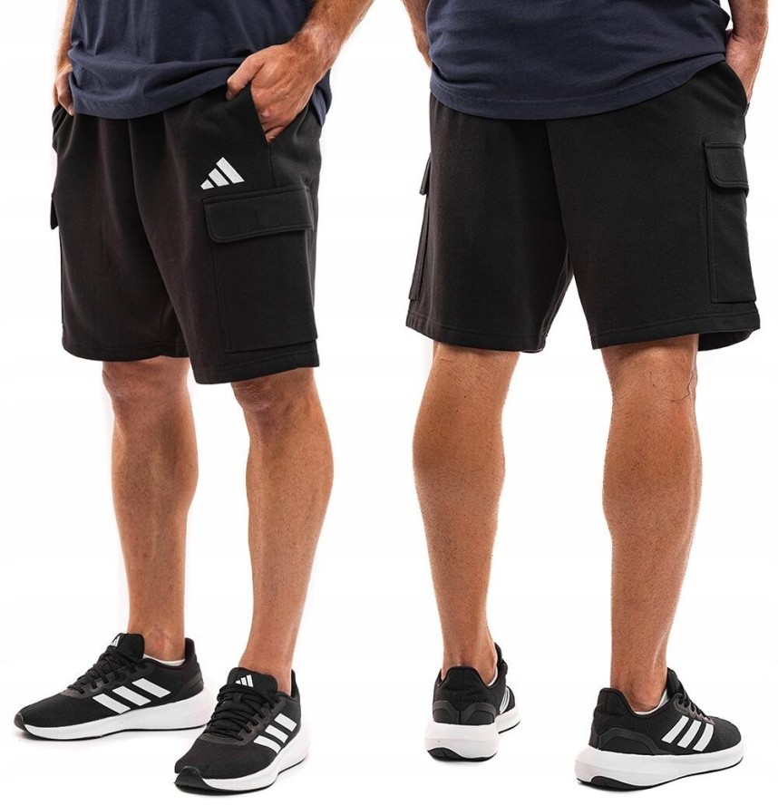 Spodenki męskie adidas Essentials Feelcozy Fleece Cargo