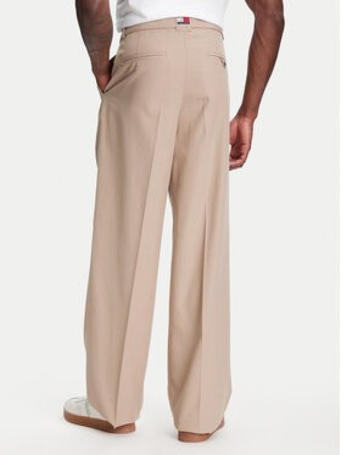 Tommy Hilfiger Spodnie materiałowe F1 Movie Public MW0MW41373 Beżowy Straight Fit