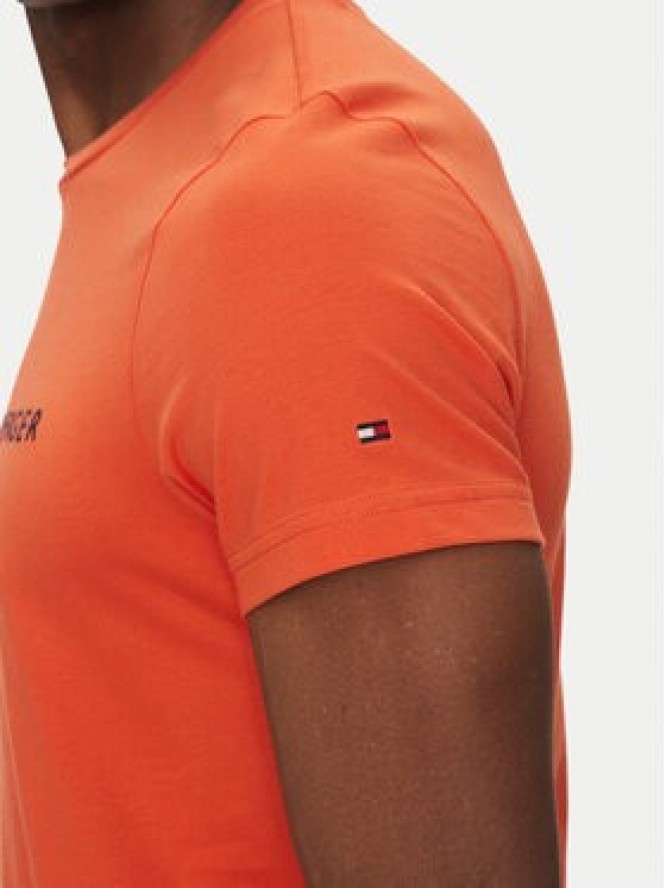 Tommy Hilfiger T-Shirt Logo MW0MW11797 Pomarańczowy Regular Fit