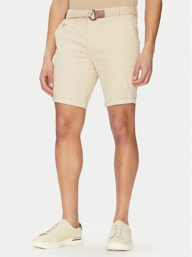 INDICODE Szorty materiałowe Inconor 70-060 Zielony Regular Fit