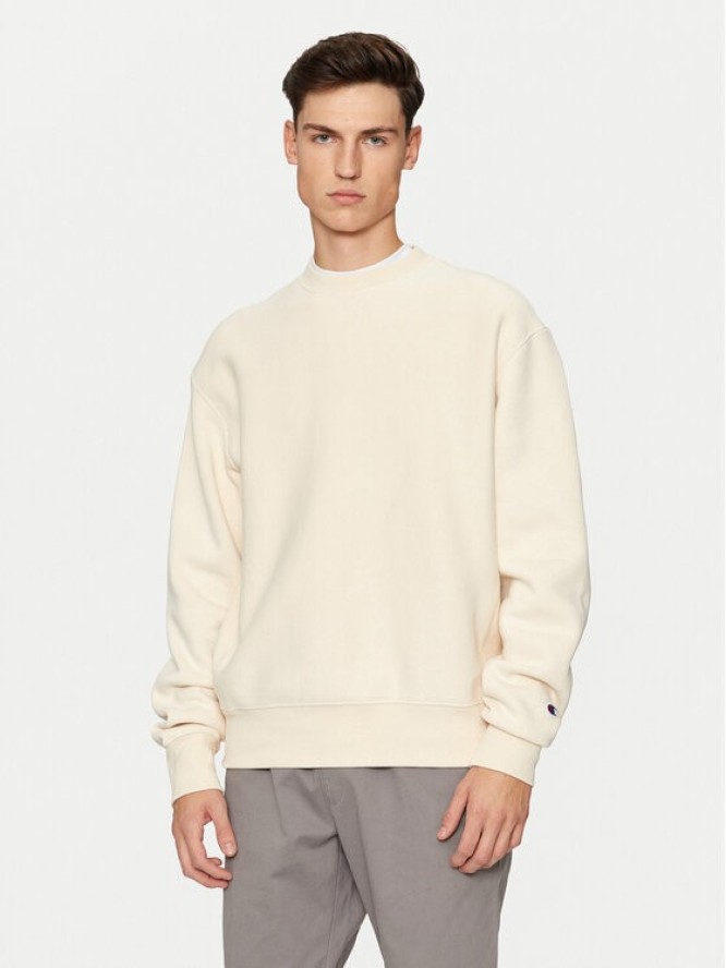 Champion Bluza 220707 Beżowy Relaxed Fit