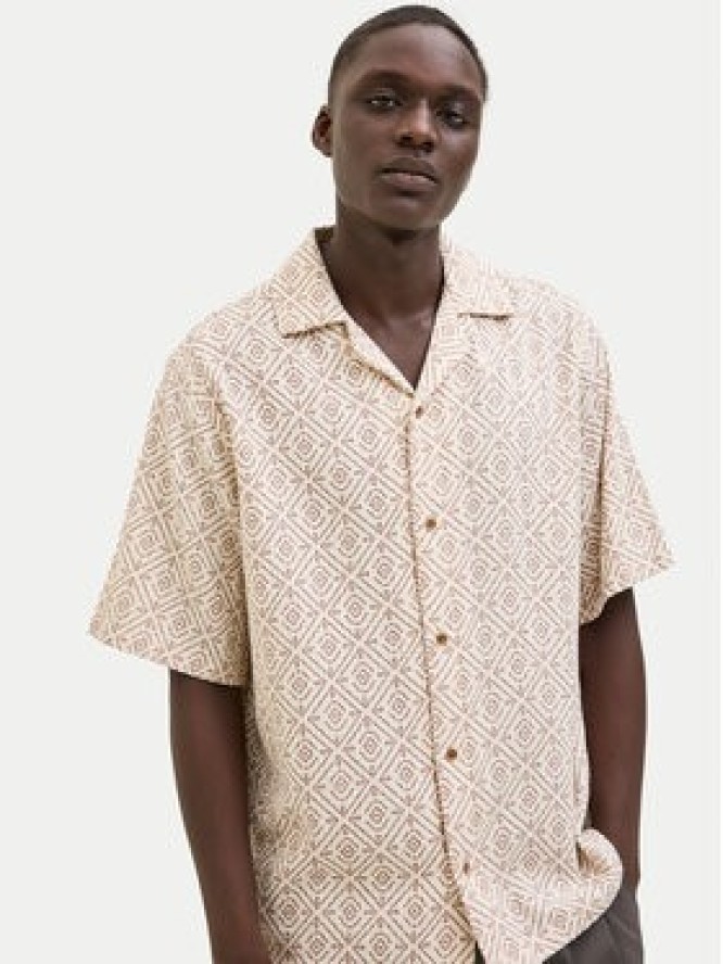 Jack & Jones Koszula Bluvincent 12273289 Beżowy Relaxed Fit