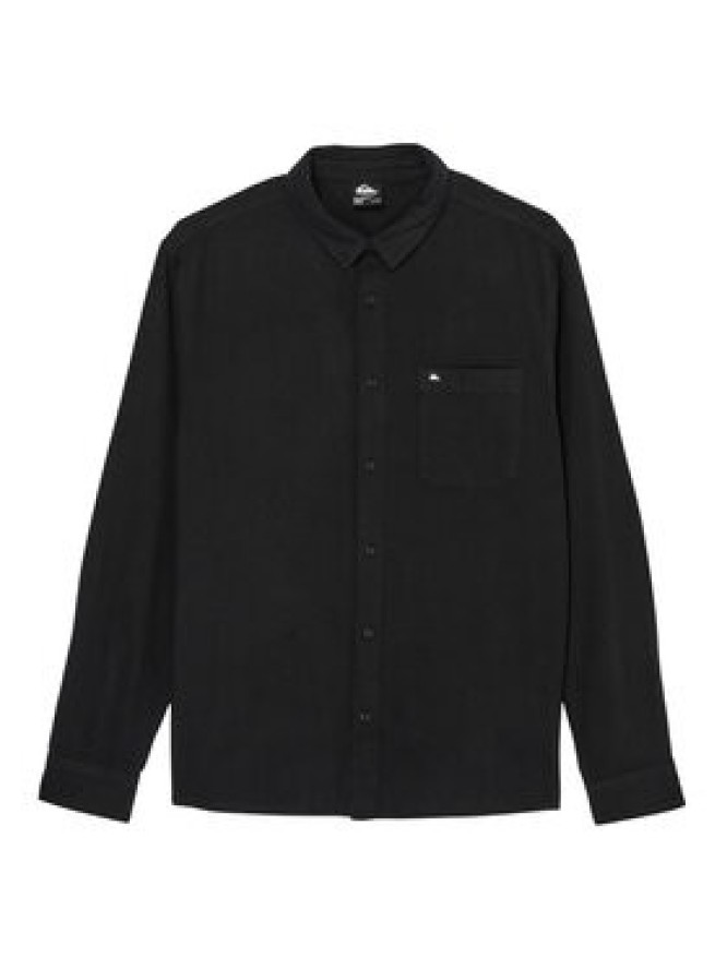 Quiksilver Koszula Motherfly Solid EQYWT04651 Czarny Regular Fit