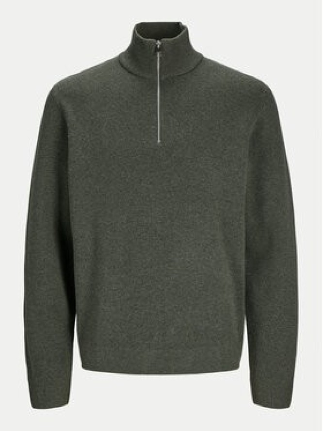 Jack & Jones Sweter Milano 12259664 Szary Relaxed Fit