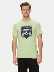 Blend T-Shirt 20717766 Zielony Regular Fit