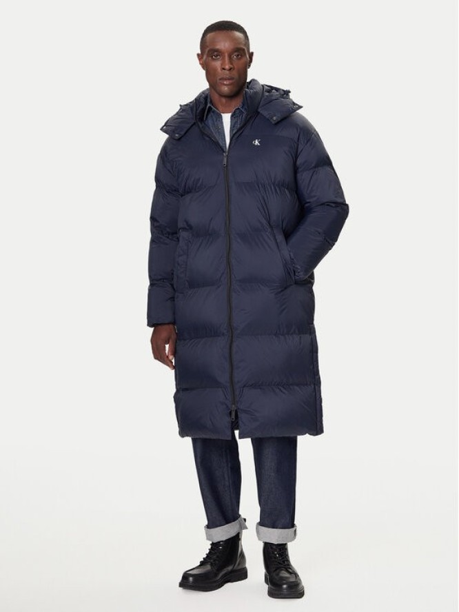 Calvin Klein Jeans Kurtka zimowa LV04RD518G Granatowy Regular Fit
