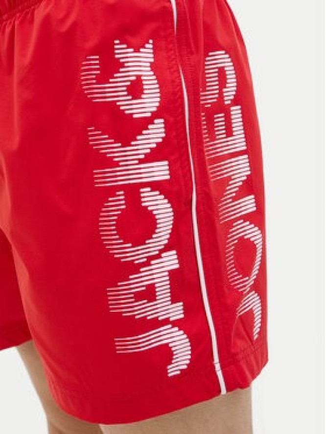 Jack & Jones Szorty kąpielowe Maui 12275129 Czerwony Regular Fit