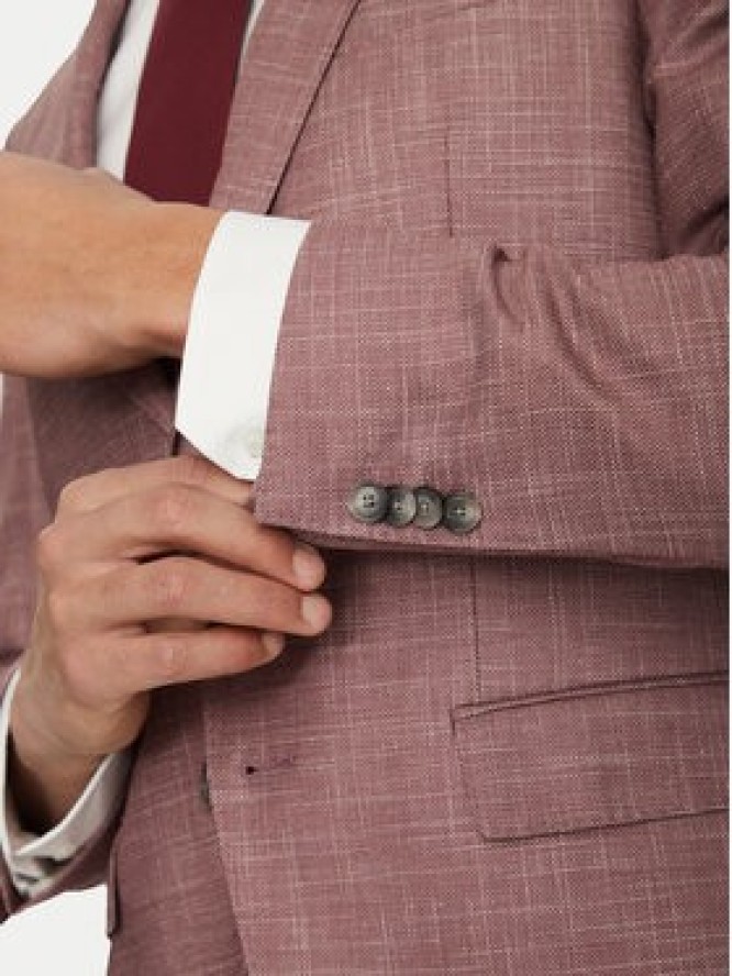 BOSS Marynarka H-Hutson-251 50539804 Różowy Regular Fit