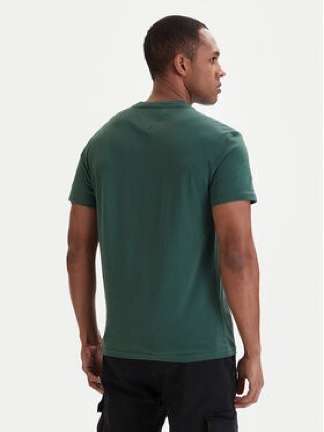 Tommy Jeans T-Shirt DM0DM22551 Zielony Regular Fit