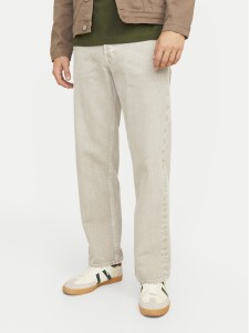 Jack & Jones Jeansy Eddie 12258833 Beżowy Loose Fit