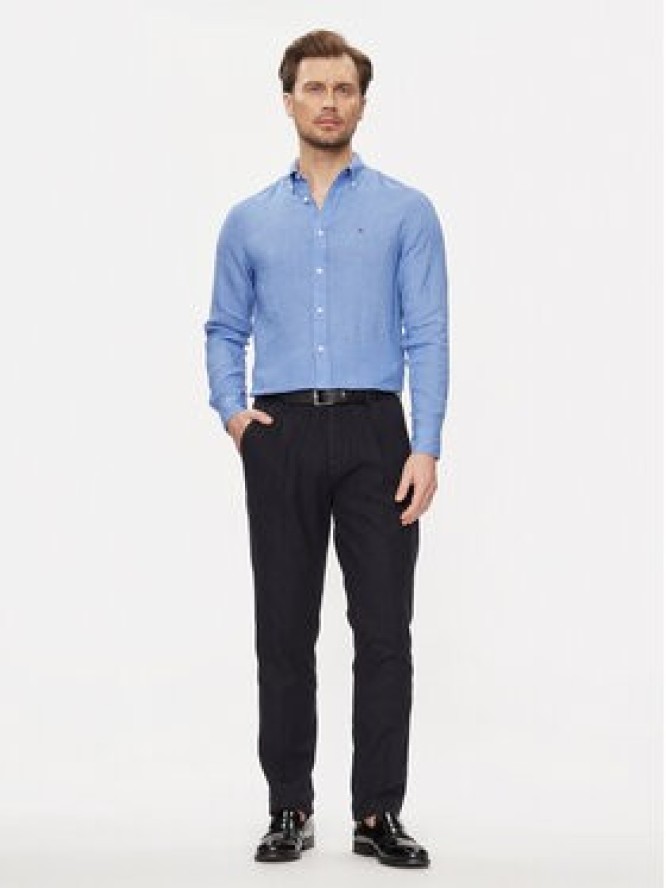 Tommy Hilfiger Koszula MW0MW34602 Niebieski Regular Fit