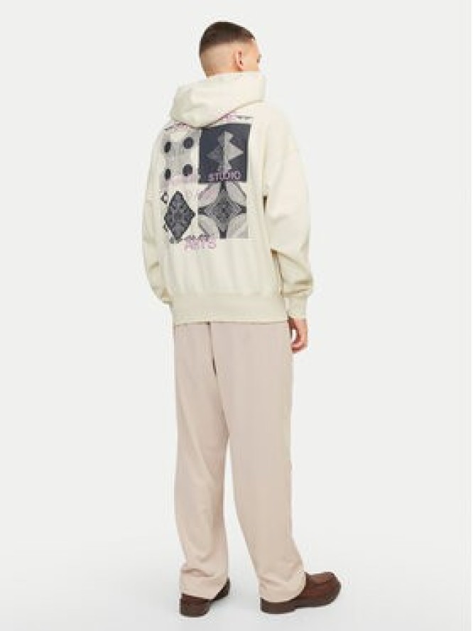 Jack & Jones Bluza Noho 12263036 Écru Oversize