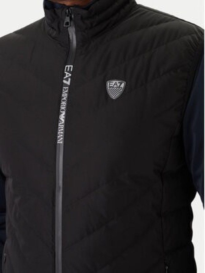 EA7 Emporio Armani Kamizelka 8NPQ02 PNE1Z 1200 Czarny Regular Fit