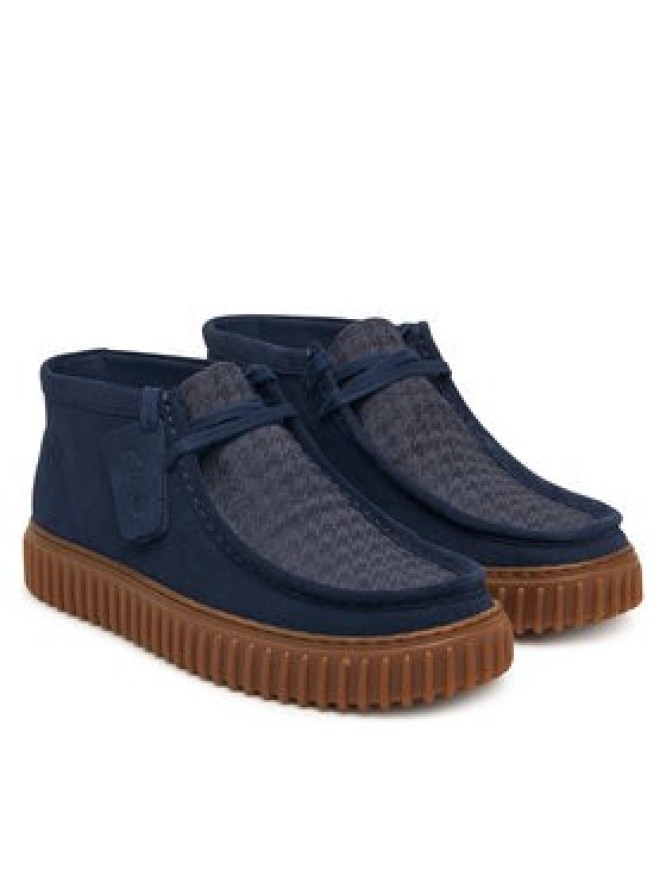 Clarks Trzewiki Torhill Hi 26183427 Granatowy