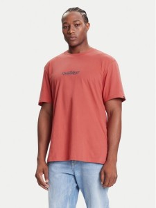 Quiksilver T-Shirt EQYZT08174 Czerwony Regular Fit