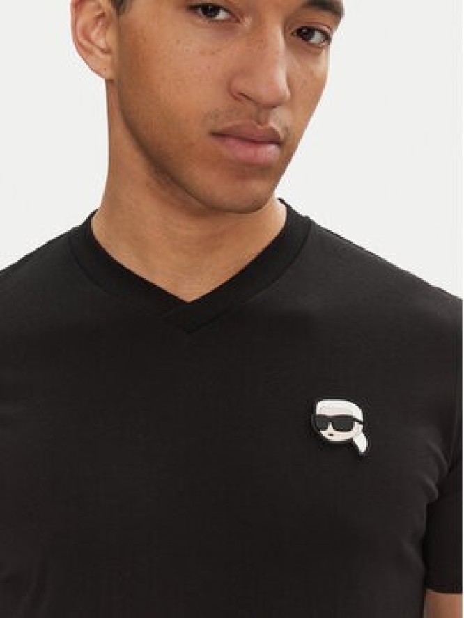 KARL LAGERFELD T-Shirt 755021 552224 Czarny Regular Fit