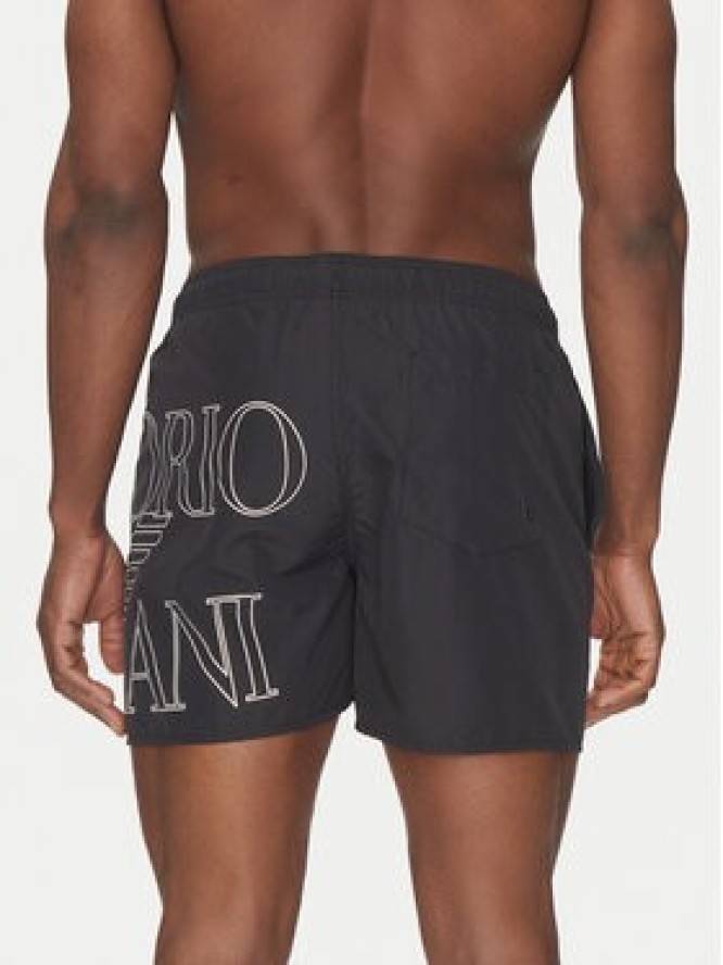 Emporio Armani Underwear Szorty kąpielowe EM000583 AF12326 UC001 Czarny Regular Fit