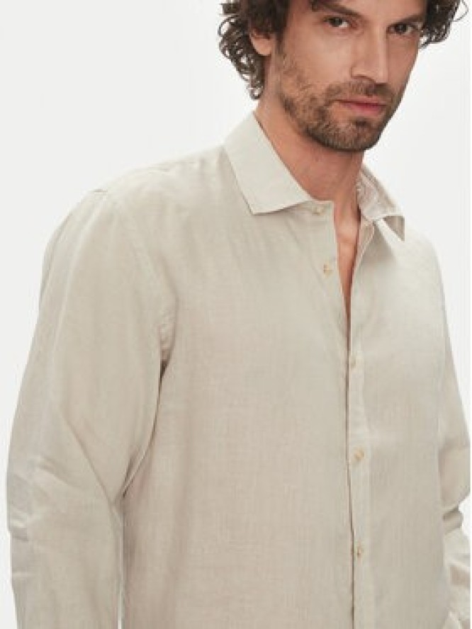 Liu Jo Koszula QA5097 T4359 44500 Beżowy Regular Fit