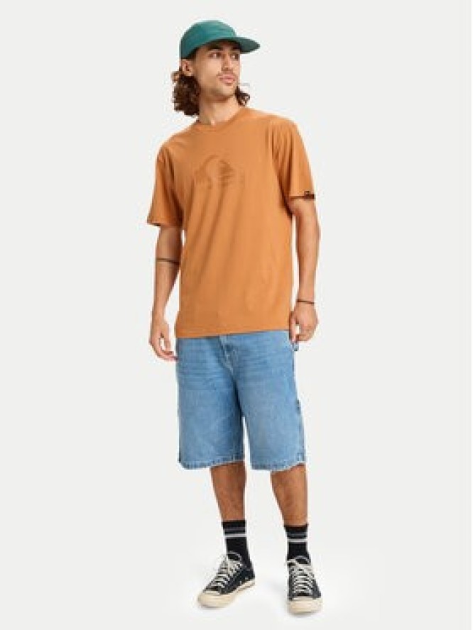 Quiksilver T-Shirt Ev Comp Logo EQYZT08182 Beżowy Regular Fit