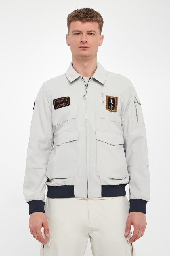 Kurtka męska z kołnierzem AERONAUTICA MILITARE