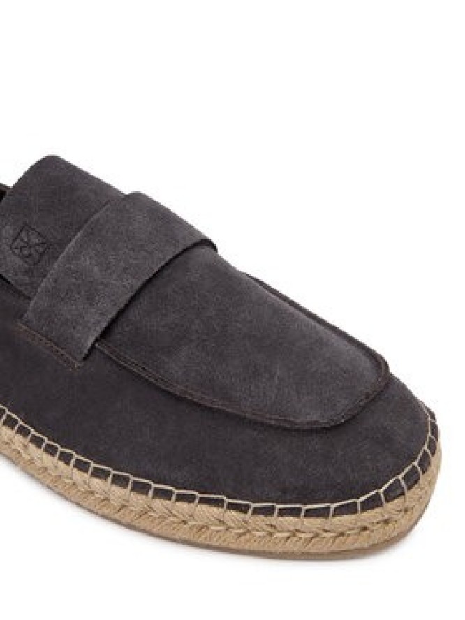 Calvin Klein Espadryle Espadrille Loafer Band Su HM0HM02072 Szary