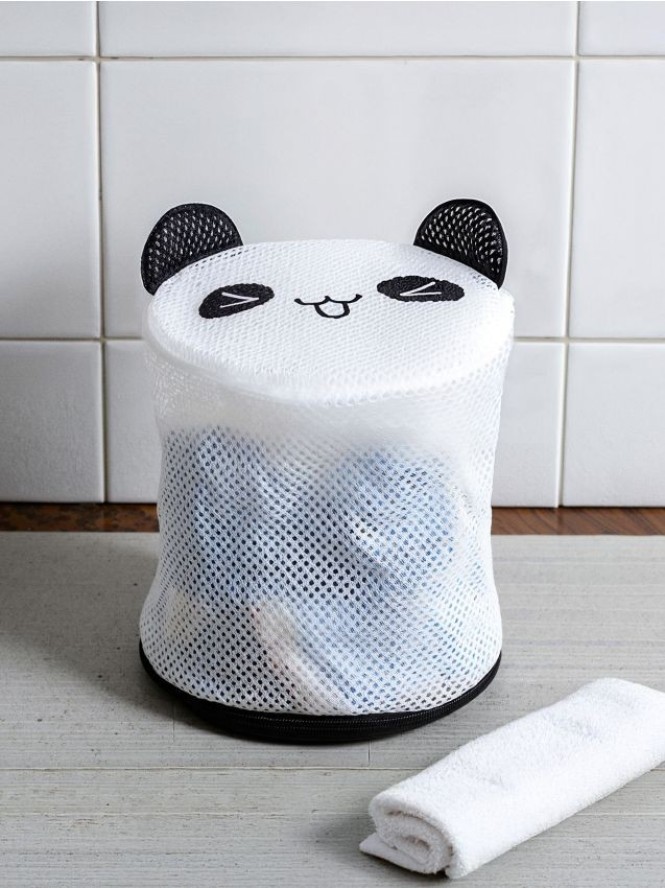 Worek do prania w kształcie pandy - biały