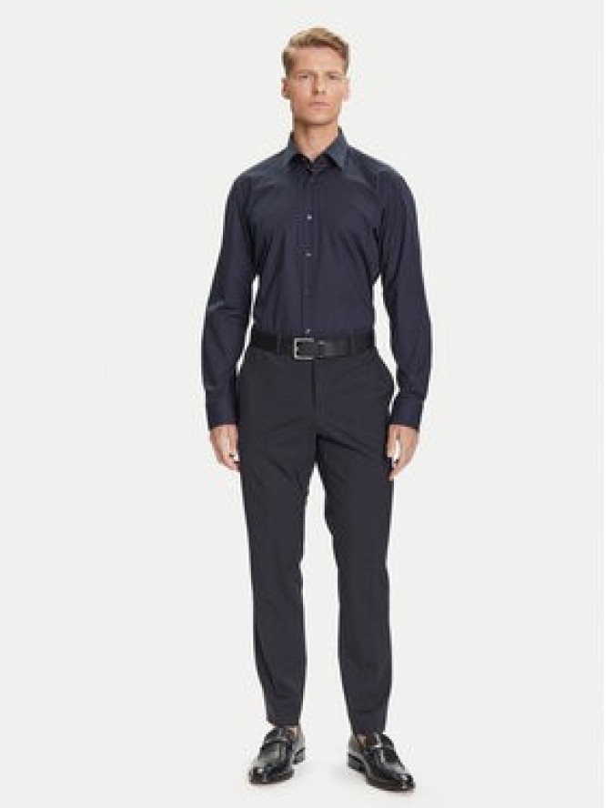 BOSS Koszula H-Joe 50545075 Granatowy Regular Fit