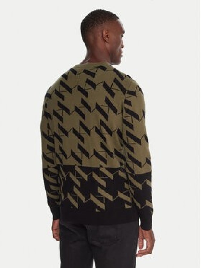 KARL LAGERFELD Sweter 655022 554305 Zielony Regular Fit