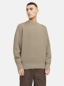 Jack & Jones Sweter 12260041 Beżowy Relaxed Fit